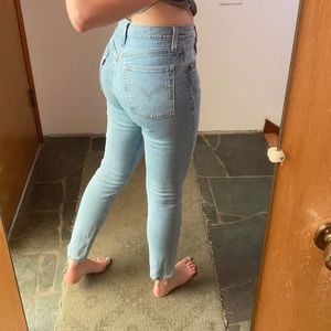 Levi’s - high waisted 501 skinny